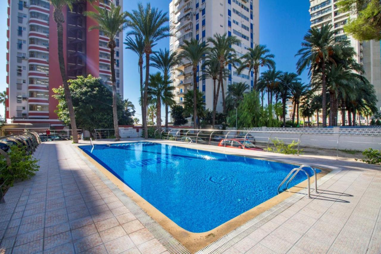 BENIDORM, Las Damas, primera línea de playa de Levante Benidorm Exterior foto