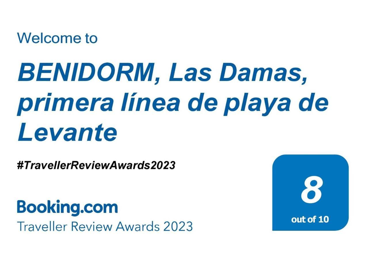 BENIDORM, Las Damas, primera línea de playa de Levante Benidorm Exterior foto